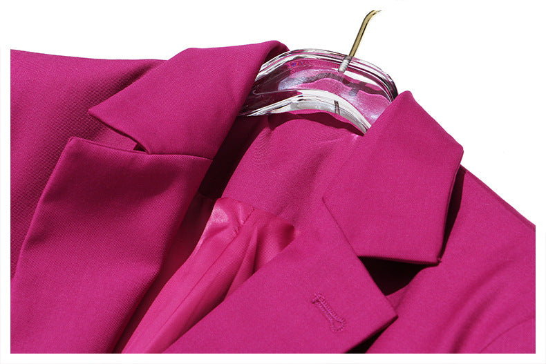 Waist fold casual suit