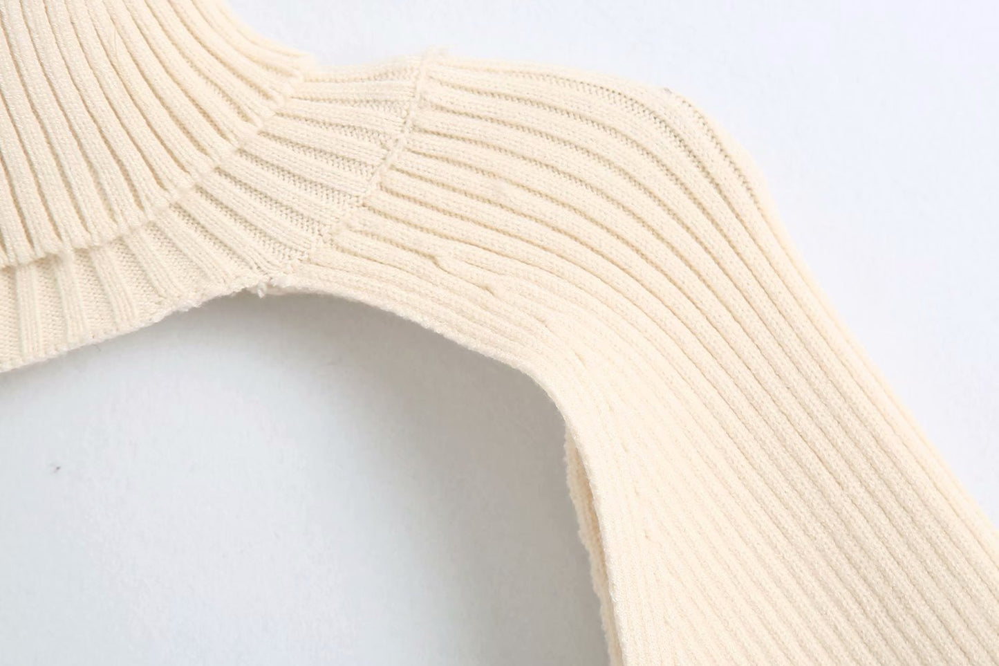 Arm High Collar Turtleneck Warmer Sweater