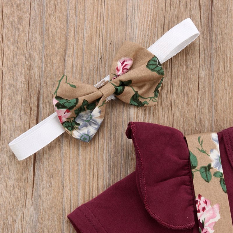 European And American Bowknot Girls Dress