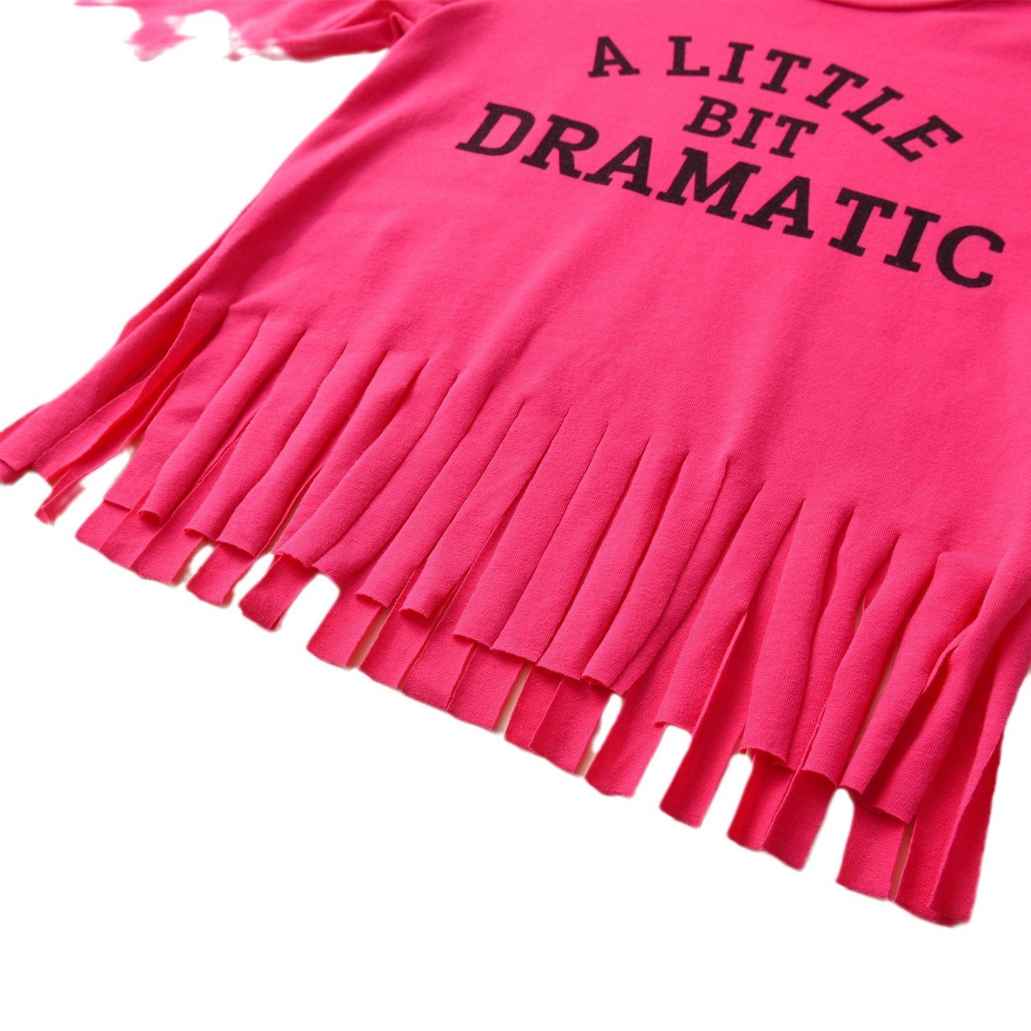 Girls' Sweater Fake Ripped Tie-dyed Denim