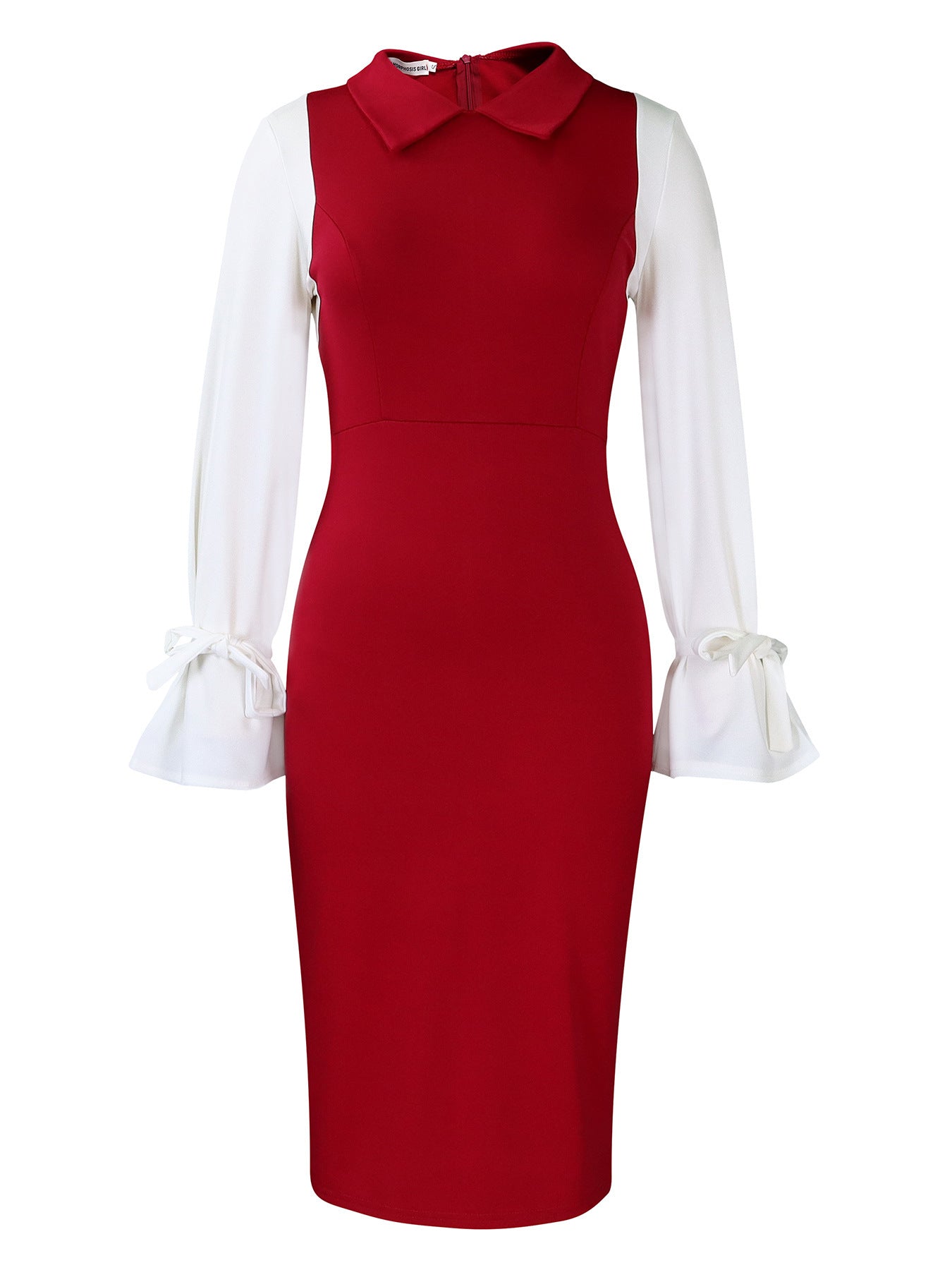 Temperament Elegant Spliced Hip Bag OL Pencil Skirt Africa Dress