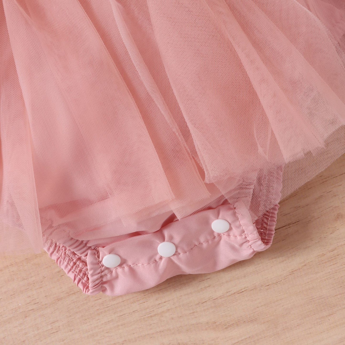 Baby Jumpsuit Long Sleeve Bowknot Skirt