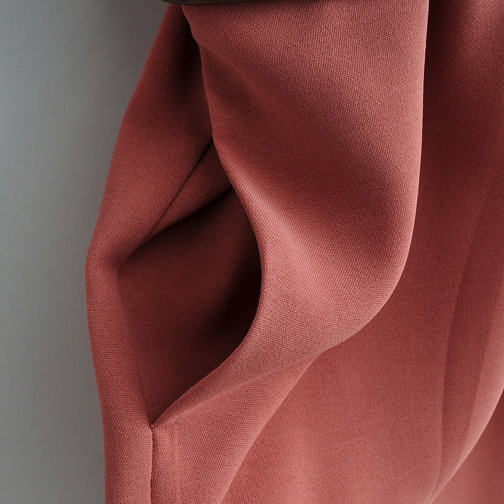 Women's Stand Collar Short Sleeve with Belt Jumpsuit