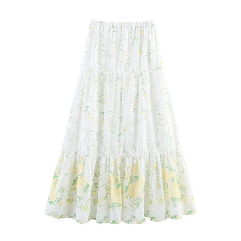 Sleeveless Shirt Top Two-piece Overskirt Suit