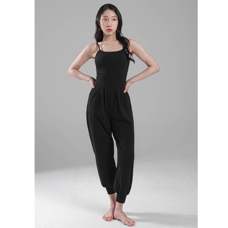 One-piece Ankle-tied Yoga Clothes Pullover Sling