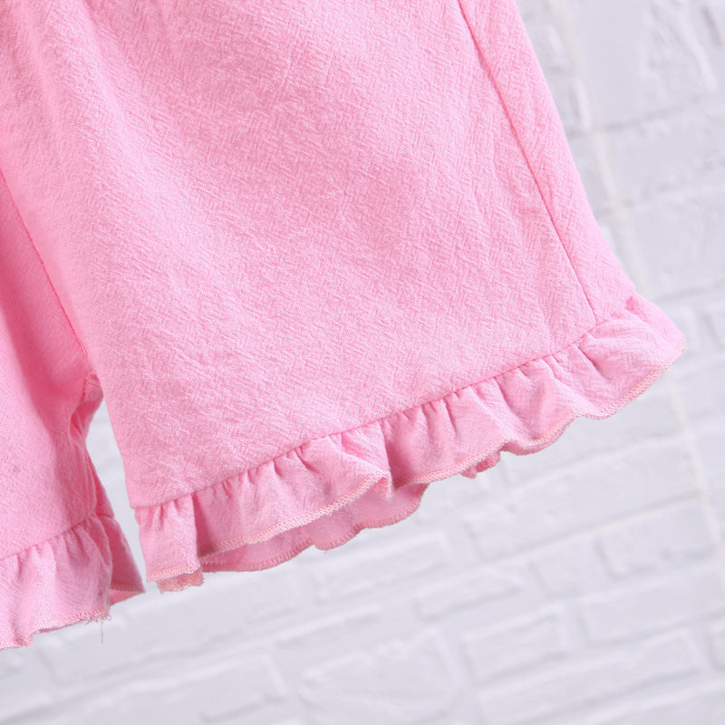 Baby Cute Shirt Short-sleeved Summer Clothes Suit