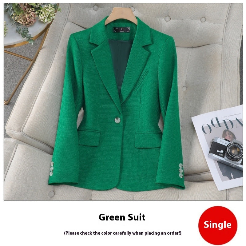 Autumn And Winter Small Suit New Temperament Goddess Style Small Suit Top