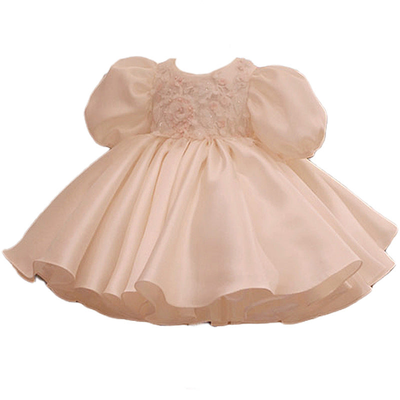 One Year Old Celebration Dress Baby Girl Princess Style