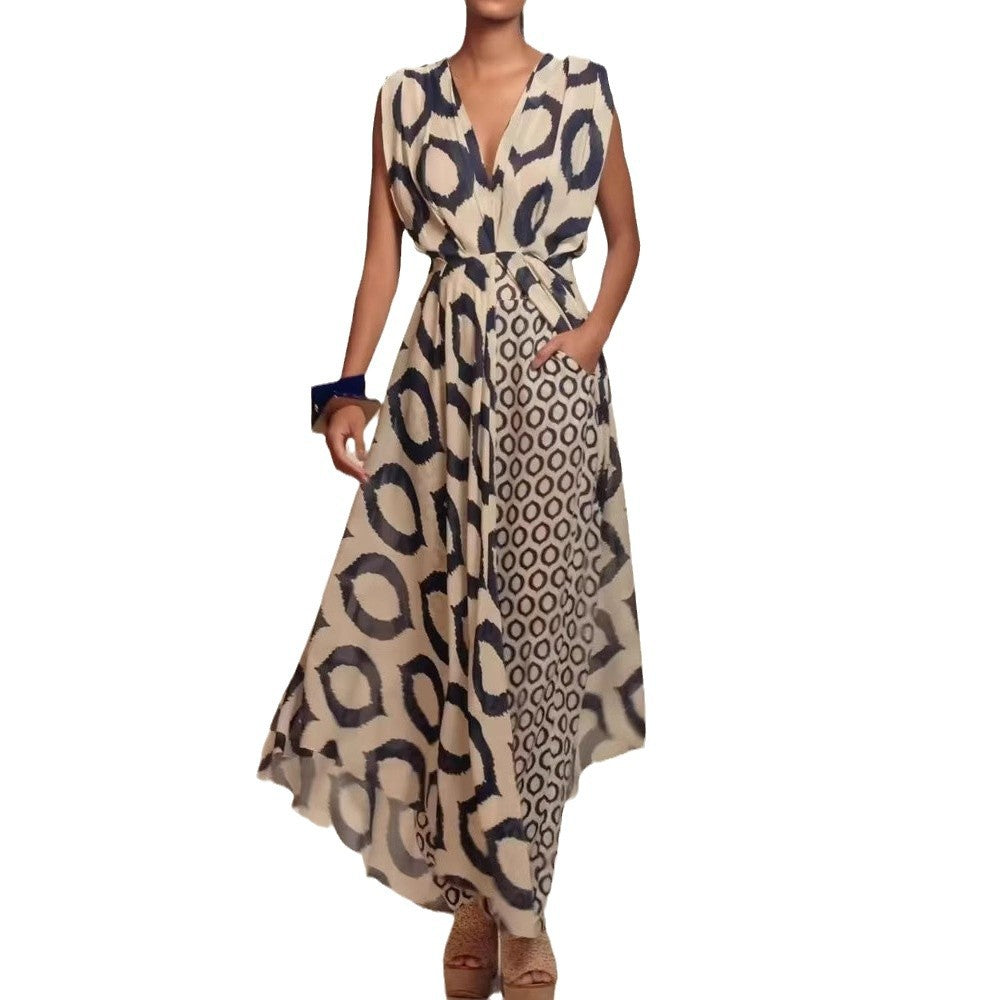 Temperament Twinset Backless Lace-up Straight-leg Pants Women's Suit