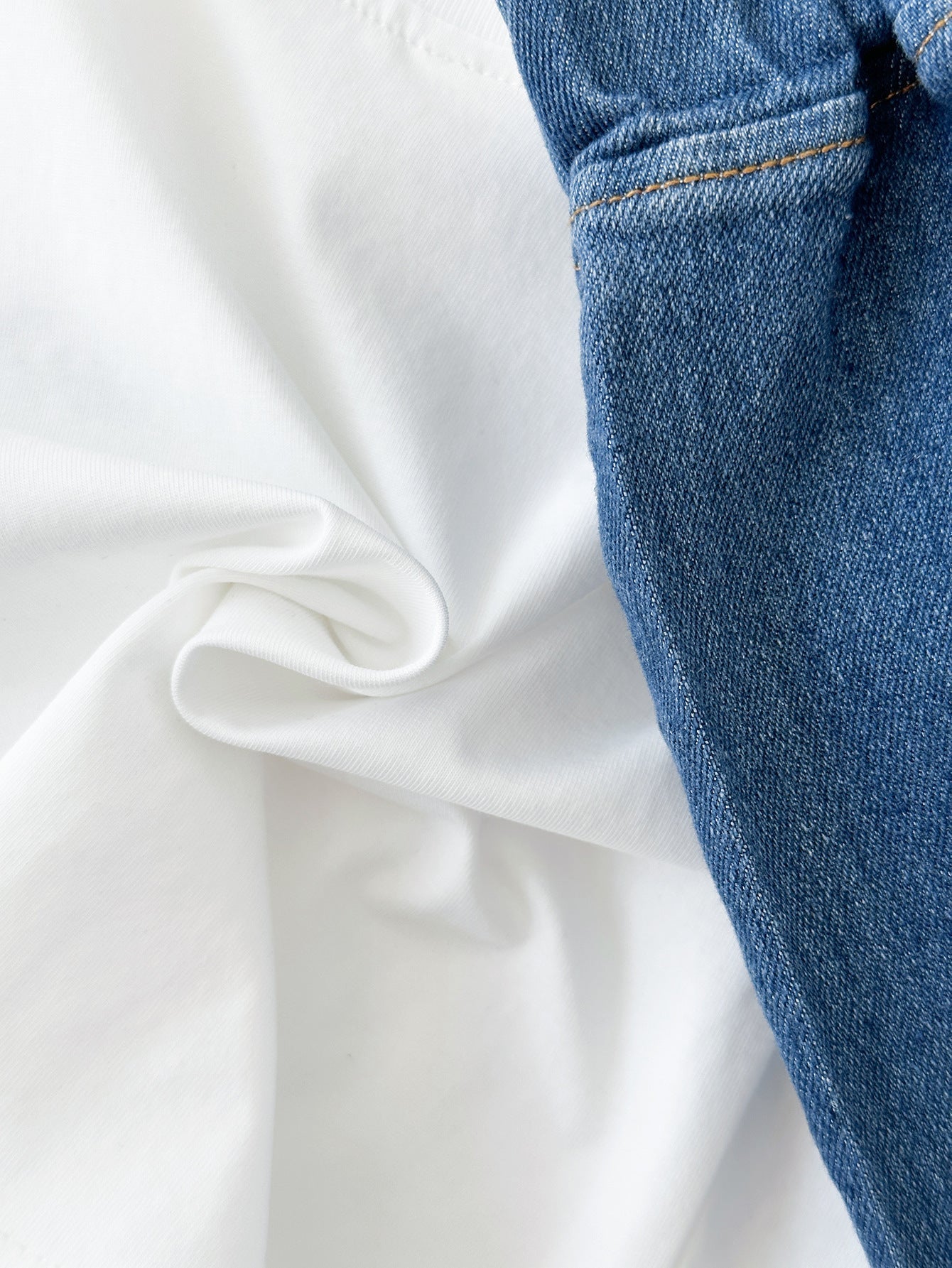 Children's Cartoon Dinosaur Embroidery Short Sleeved Set