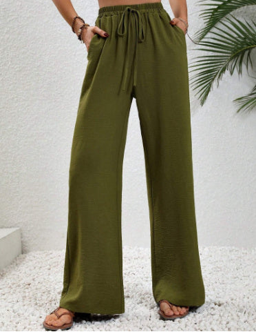 Women's Wide-legged Pants Casual Trousers
