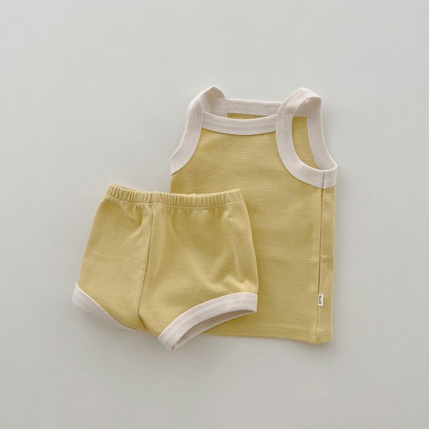 Baby Loungewear Summer Casual Sling Suit