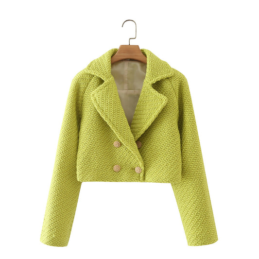 Women's Woolen Short Suit Jacket