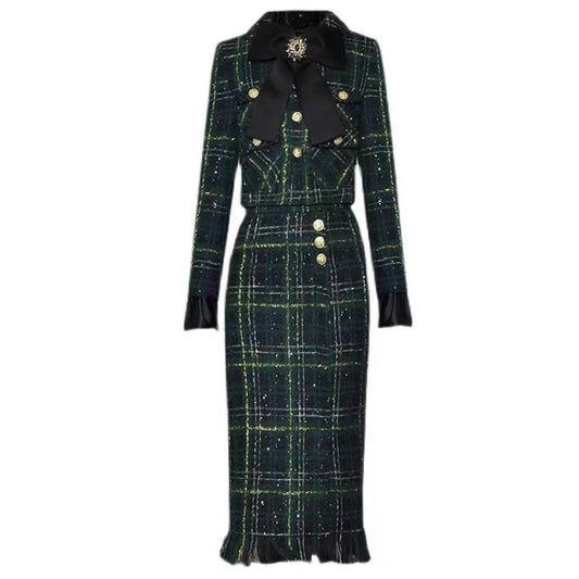 Autumn And Winter New Single-breasted Two-piece Suit