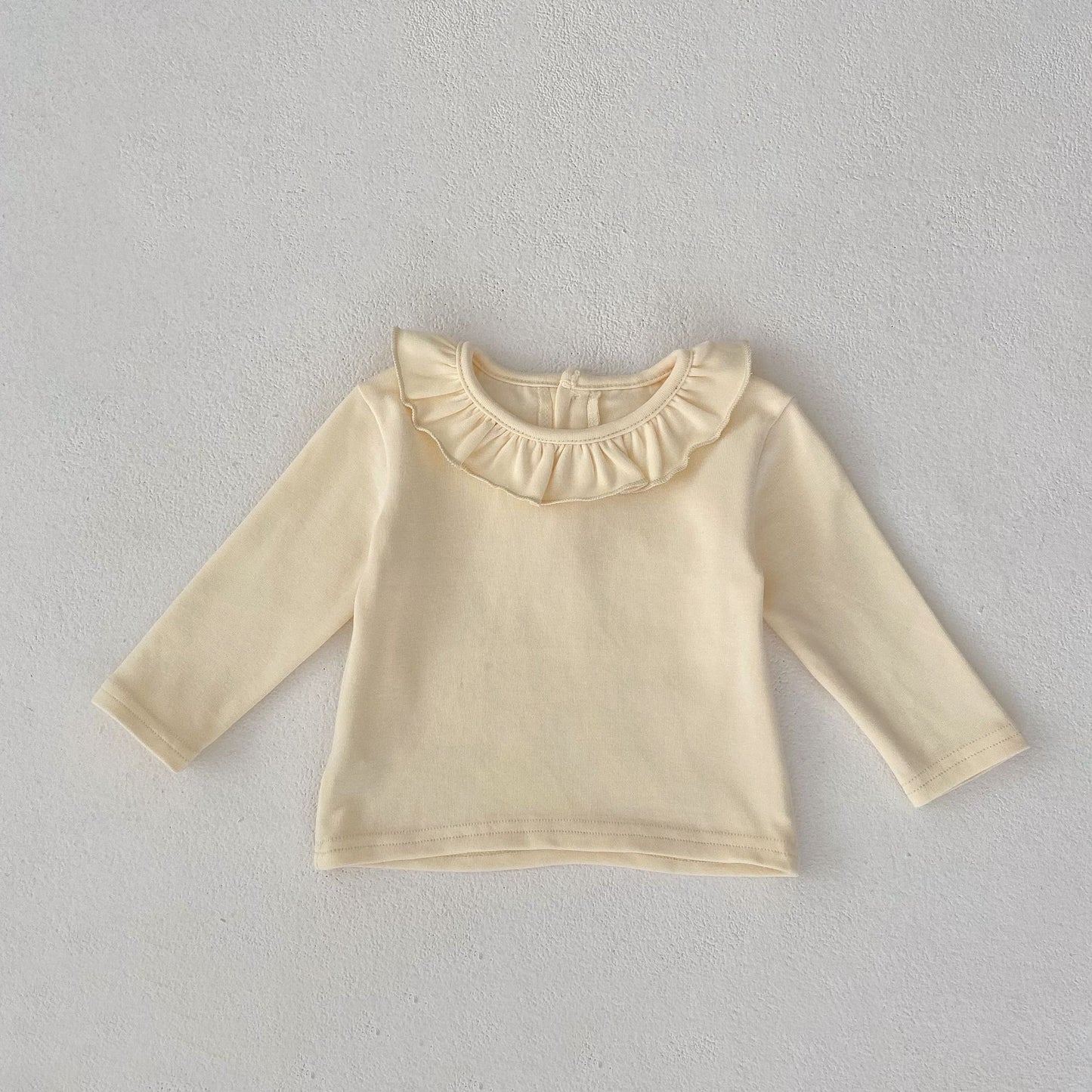 Children's Fungus Ruffled Collar Bottoming Shirt Lantern Skirt