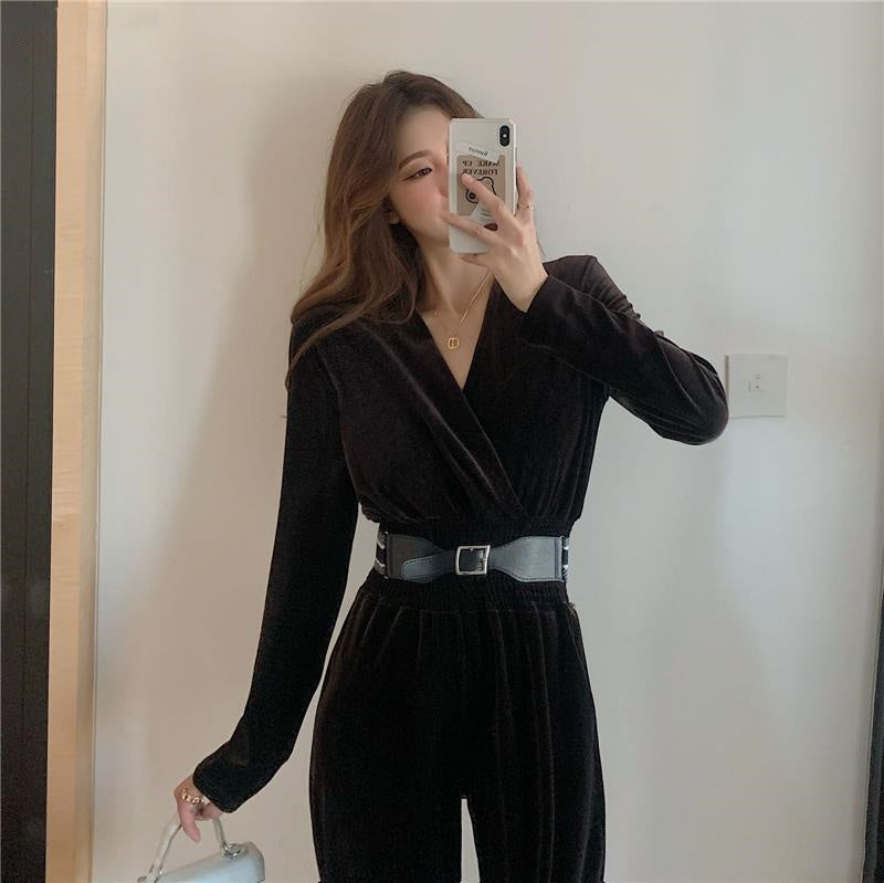 Loose Casual High-waist Straight-leg Harem Pants