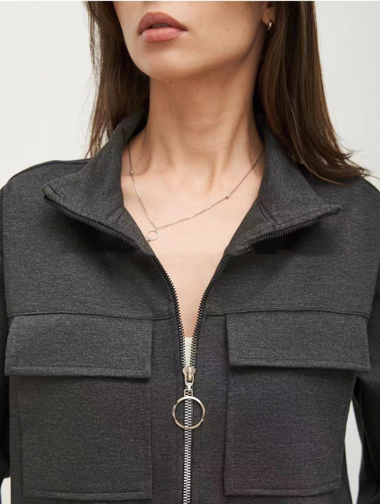 American Retro Washed Long Sleeve Cardigan Shirt Loose Casual Trousers Japanese Sweater Suit