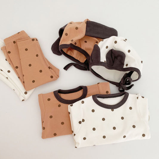 Baby wave three-piece suit