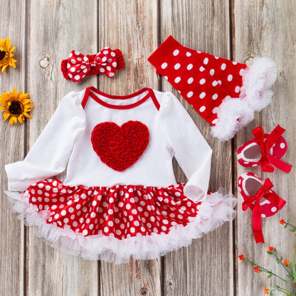 European and American baby holiday suit