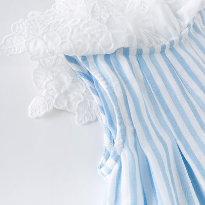 Striped skirt princess dress