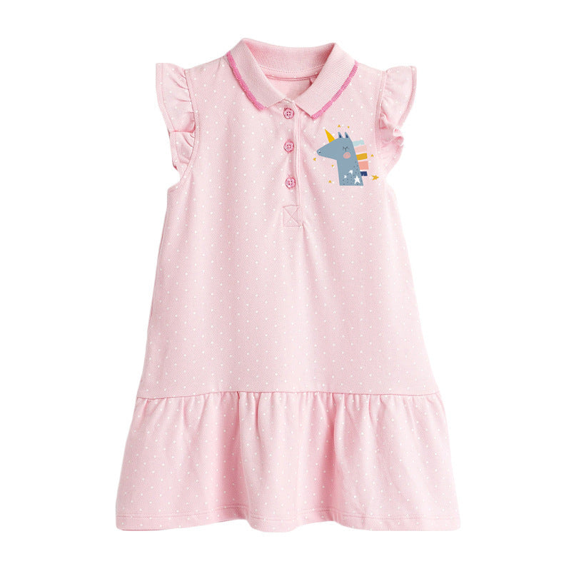 Sleeveless children's dress