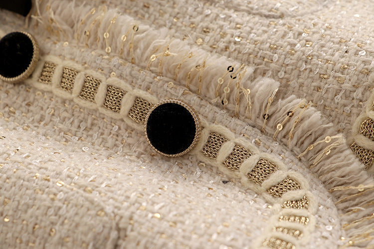 Age-reducing Fried Street Net Red Skirt Two-piece Winter