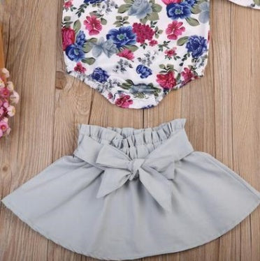 Korean Girl Printing Jumpsuit