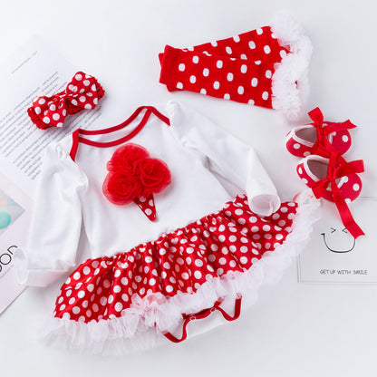 European and American baby holiday suit