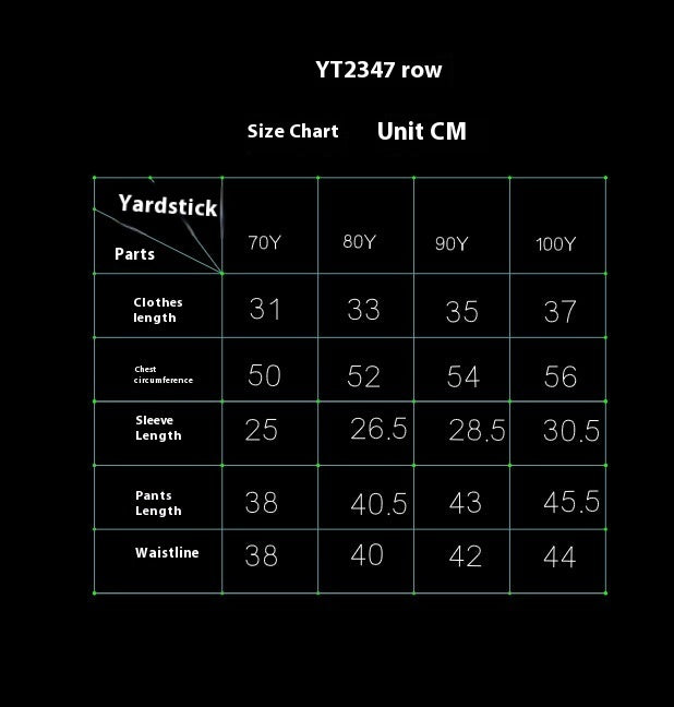 Cross-border New Arrival Infant Trousers Solid Color Rib Fabric Suit