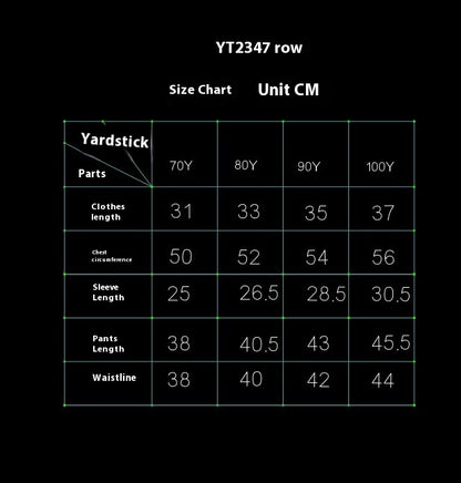 Cross-border New Arrival Infant Trousers Solid Color Rib Fabric Suit