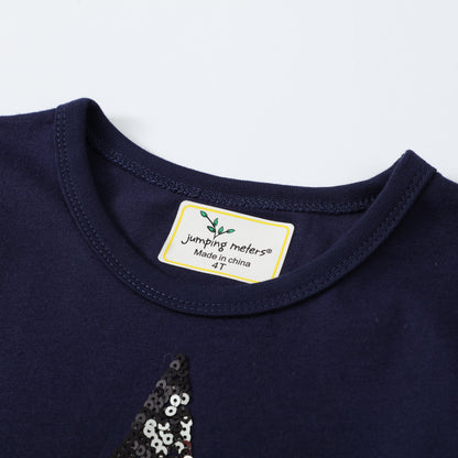 Short Sleeve Fashion Girls Knitted Top Dress Mesh Princess Dress