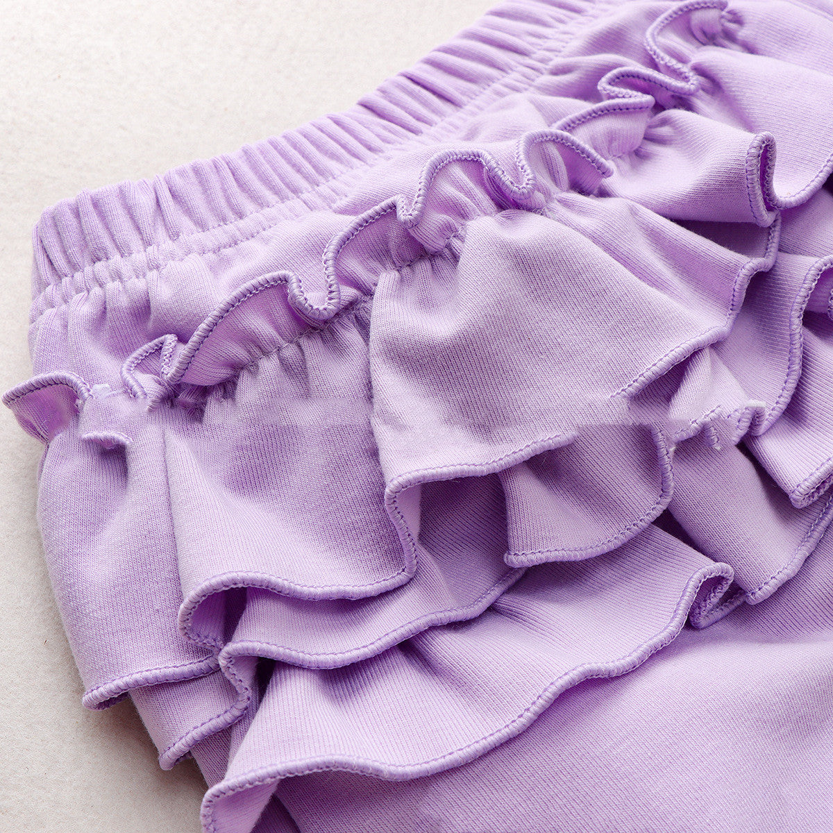 Wool Pull Frame Embroidered Rainbow Two-piece Set