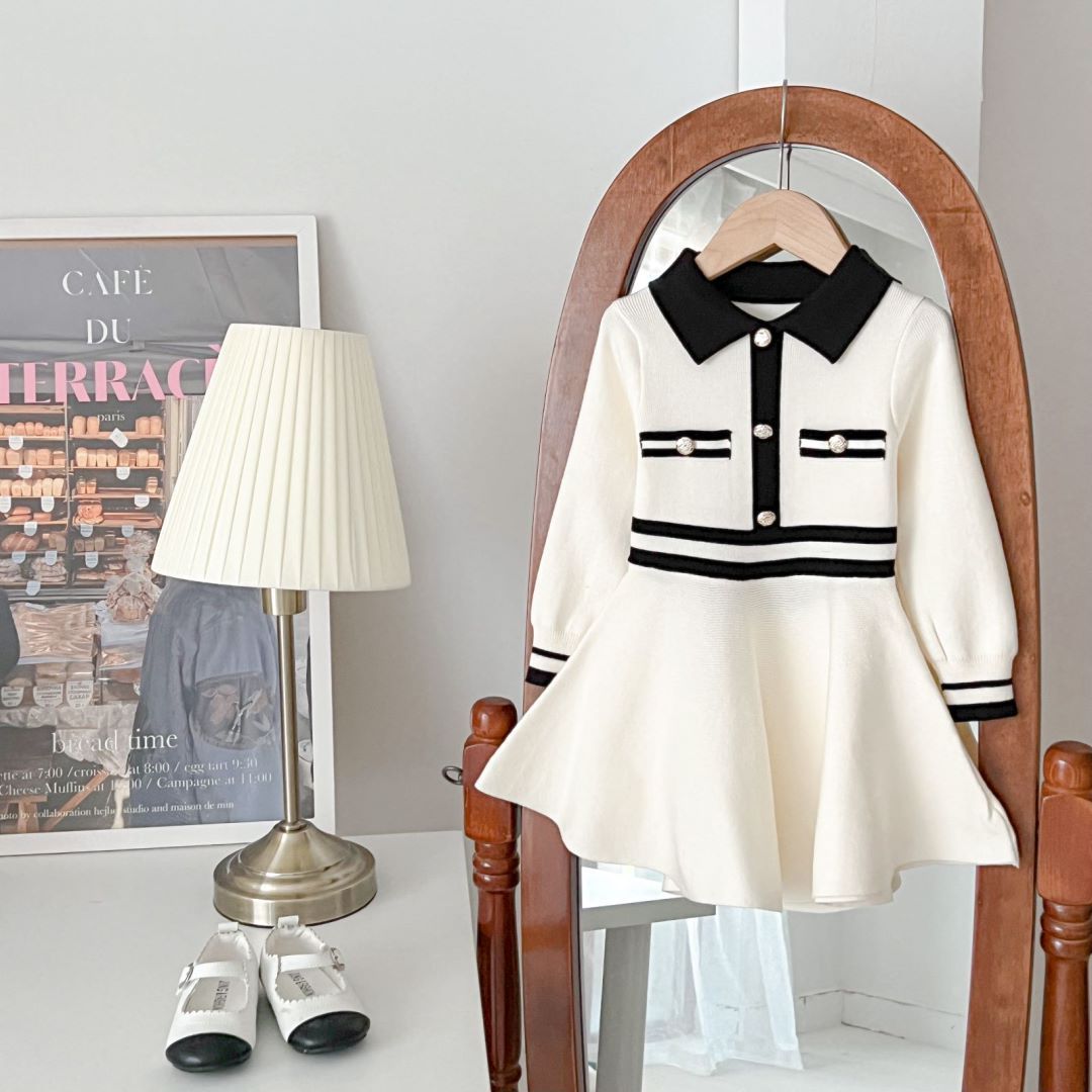 Fashion Sweater Dress Knitted