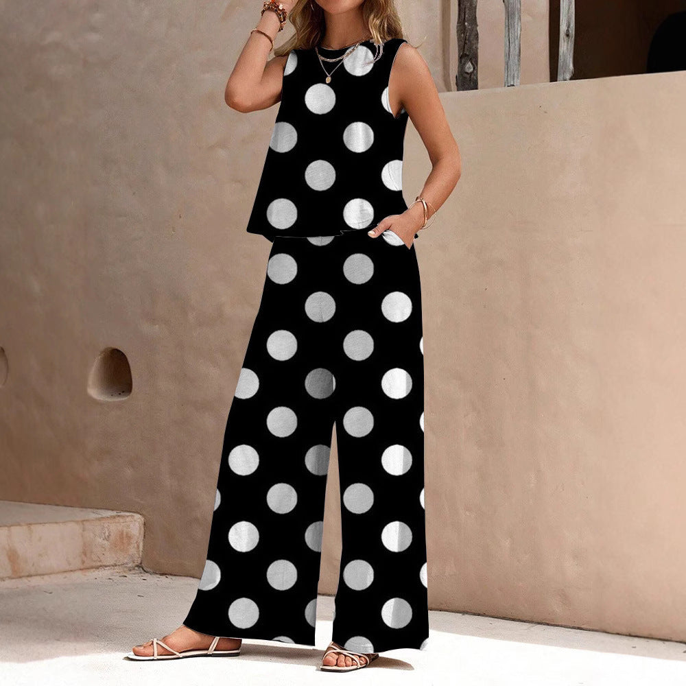 3D Digital Printing Women's Vest Sleeveless Suit