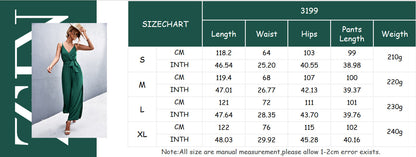 Women's Clothing New Hot Sale V-neck Strap Split Jumpsuit