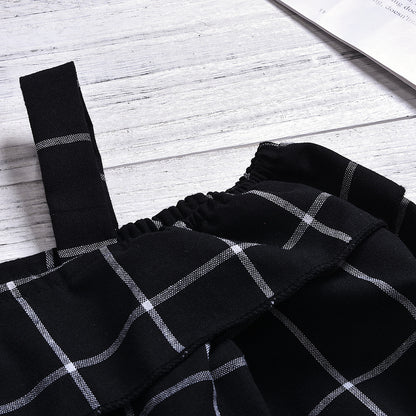 Sling Plain Cardigan Jumpsuit Princess Dress In Two Colors