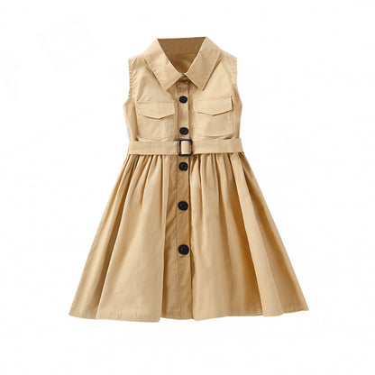 Retro Tooling Waist Slimming Dress