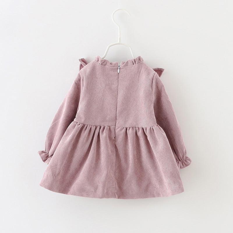 Girls' Tunic Princess Dress With V-shaped Ears