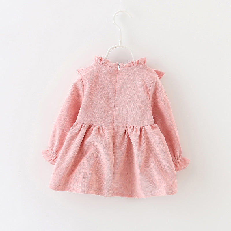 Girls' Tunic Princess Dress With V-shaped Ears