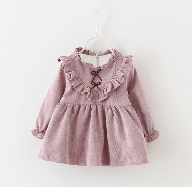 Girls' Tunic Princess Dress With V-shaped Ears