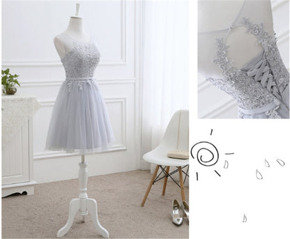 Short Sisters Group Bridesmaid Dress Long Evening Dress