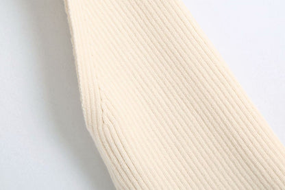 Arm High Collar Turtleneck Warmer Sweater