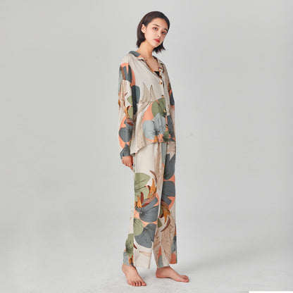 Ladies V-neck Casual Short Sleeve Shorts Set