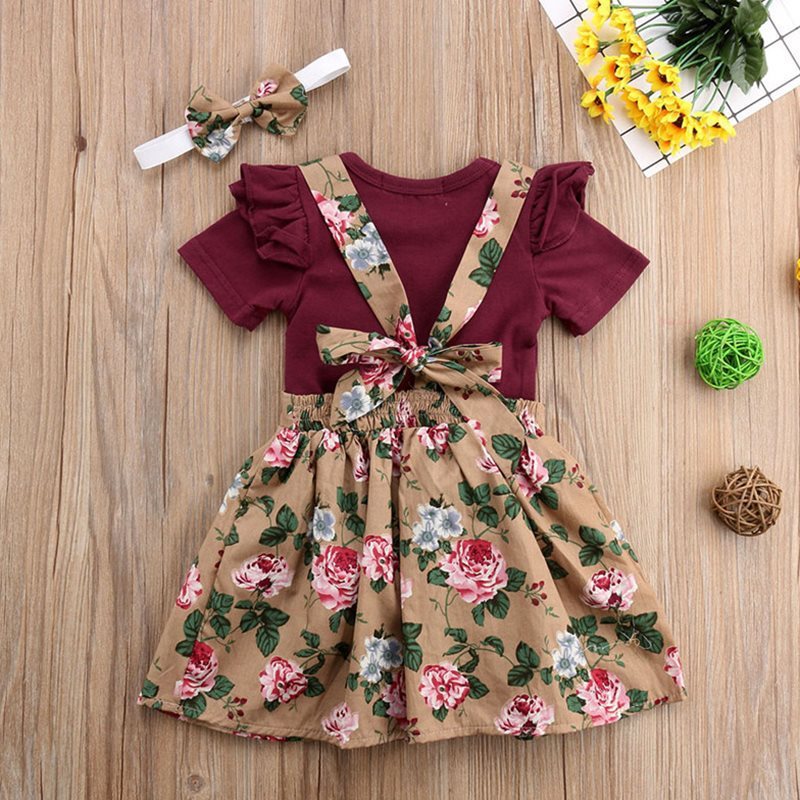 European And American Bowknot Girls Dress