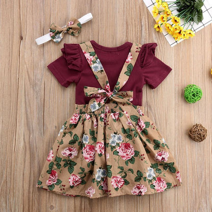 European And American Bowknot Girls Dress