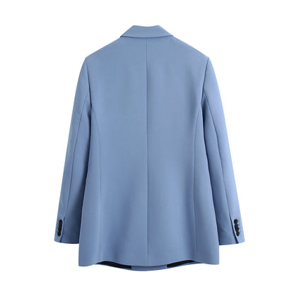 European And American Style Double Breasted Leisure Suit