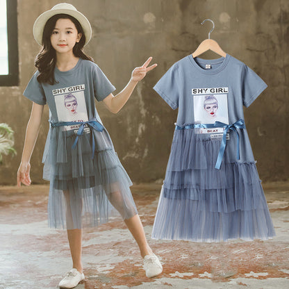 Latest Korean Style Girls Casual Dress