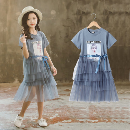 Latest Korean Style Girls Casual Dress