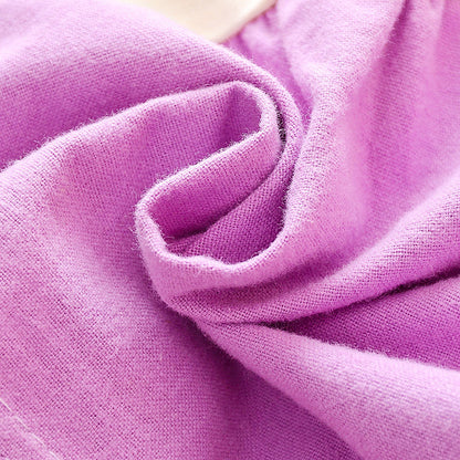 Girl's cotton long-sleeved dress