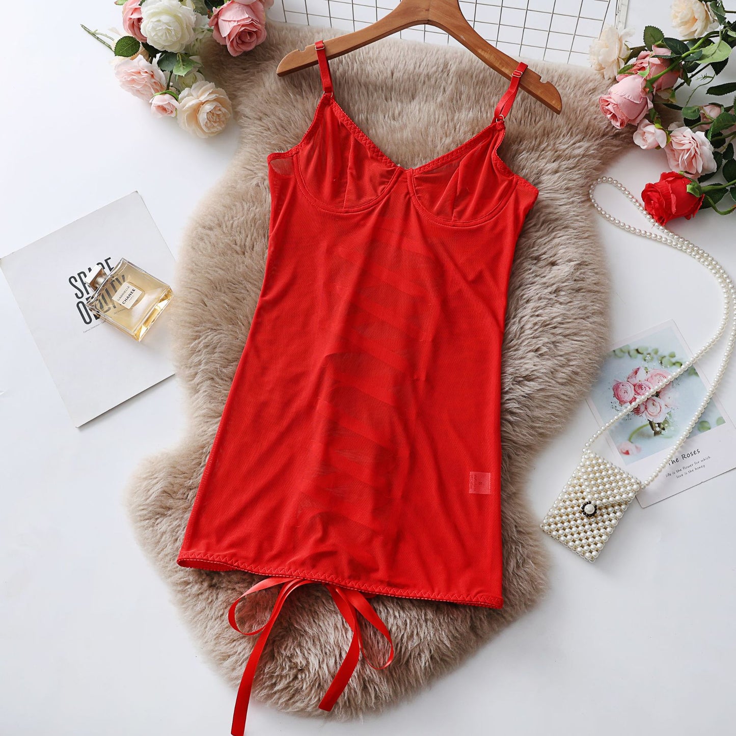 Women's Transparent Lace Polyester Fiber Jumpsuit